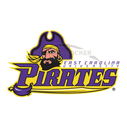 Design East Carolina Pirates Iron-on Transfers (Wall Stickers)NO.4312